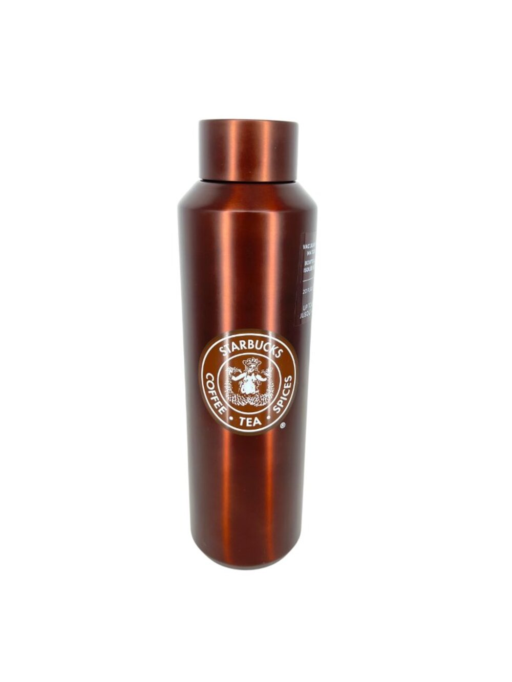 Starbucks Pike Place Market 20 Oz Vacuum Insulated Water Bottle Copper Finish Ne